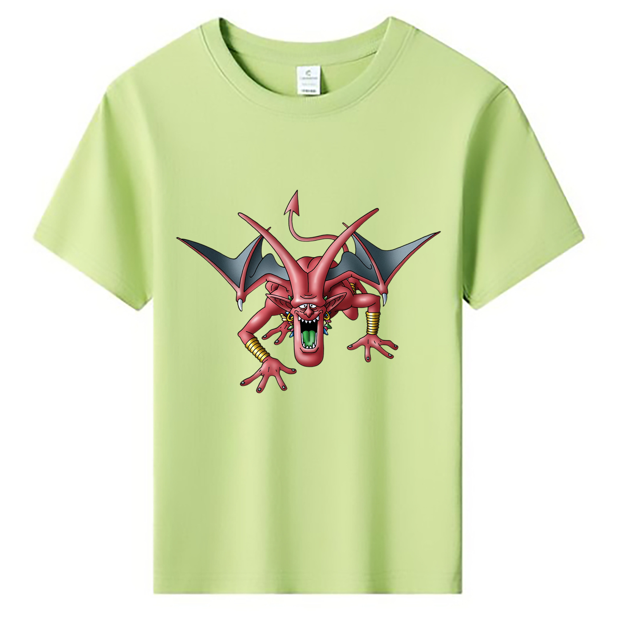 （画像用） ドラゴンクエスト Doragon Kuesuto Dragon Quest 綿100％キッズTシャツ（フロントプリント）